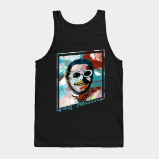 Post Malone-Abstract Expressionist Portraits Tank Top